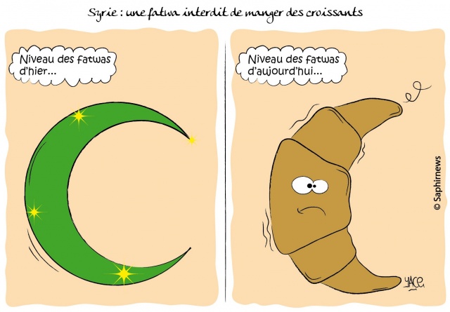 Syrie, une fatwa interdit de manger des croissants