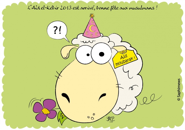 Aïd moubarak à tous les musulmans!