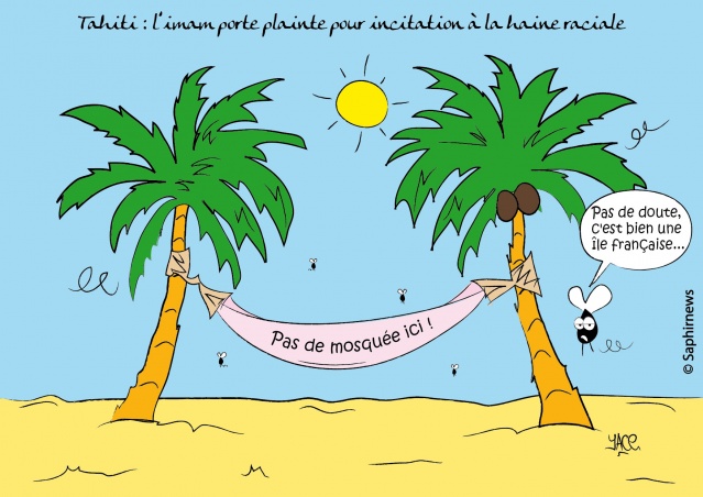 Tahiti, l'imam porte plainte pour incitation à la haine raciale