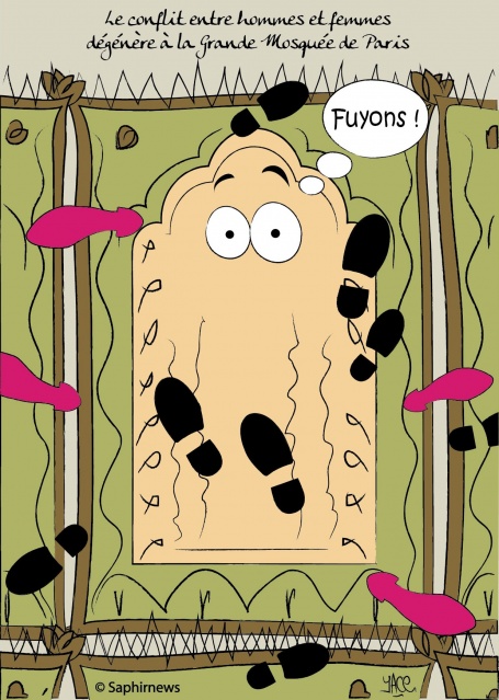 Le conflit entre hommes et femmes dégénère à la Mosquée de Paris