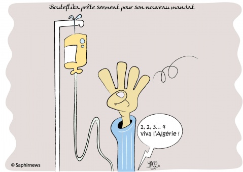 Algérie, Bouteflika prête serment Algérie, Bouteflika prête serment