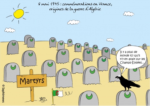 8 mai 45, commémorations en France, origines de la guerre d'Algérie