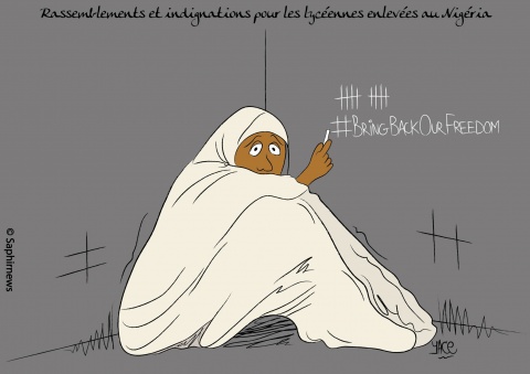 Rassemblements et indignations pour les lycéennes enlevées au Nigéria Rassemblements et indignations pour les lycéennes enlevées au Nigéria