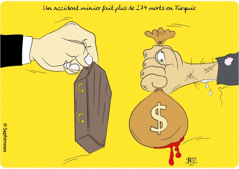 Un accident minier fait plus de 274 morts en Turquie