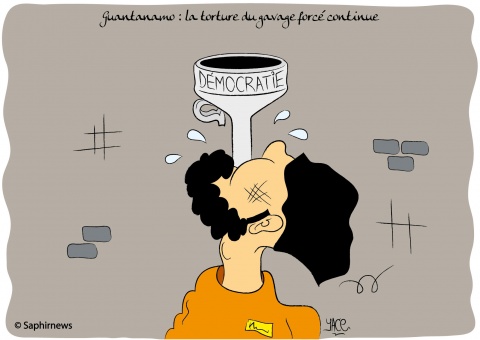Guantanamo, la torture du gavage forcé continue Guantanamo, la torture du gavage forcé continue