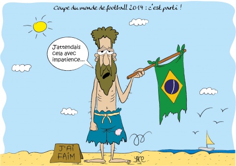Coupe du monde de football 2014, c'est parti !
