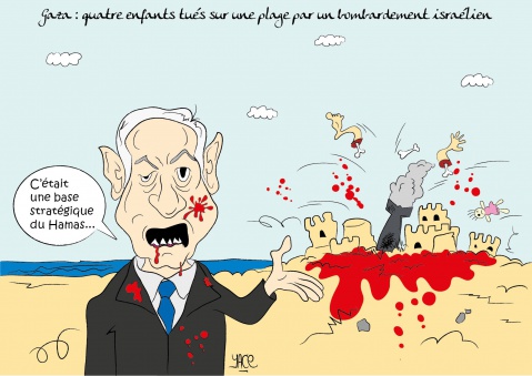 Gaza, quatre enfants tués sur une plage