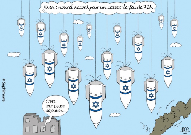 Gaza, nouvel accord pour un cessez-le-feu de 72h