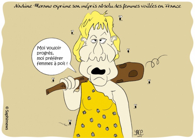 Nadine Morano exprime son mépris des femmes voilées Nadine Morano exprime son mépris des femmes voilées