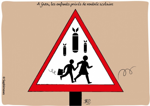A Gaza, les enfants privés de rentrée scolaire A Gaza, les enfants privés de rentrée scolaire
