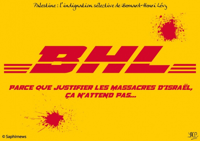 Palestine, l'indignation sélective de BHL