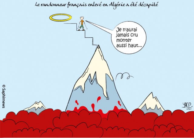 Le randonneur français kidnappé en Algérie a été décapité