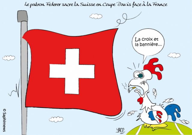 Le patron Federer sacre la Suisse en Coupe Davis face à la France Le patron Federer sacre la Suisse en Coupe Davis face à la France