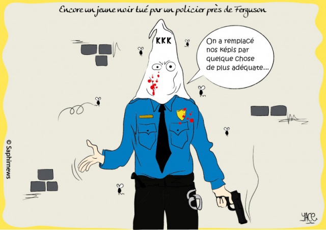 Encore un jeune noir tué par la police américaine Encore un jeune noir tué par la police américaine