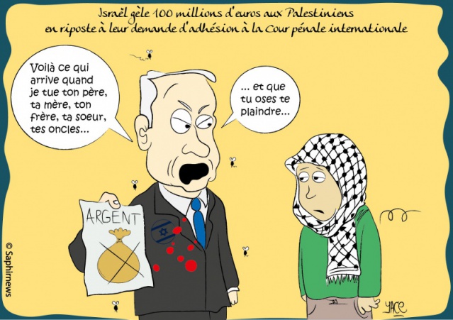 Israel gèle 100 millions d'euros aux Palestiniens Israel gèle 100 millions d'euros aux Palestiniens