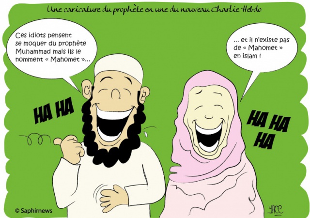 Le prophète en une de Charlie Hebdo Le prophète en une de Charlie Hebdo