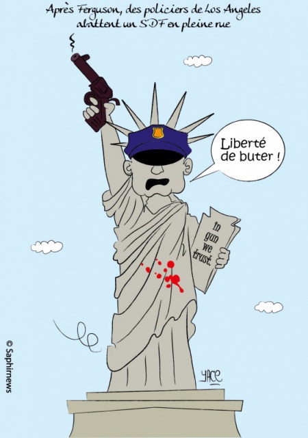 Après Ferguson, des policiers abattent un SDF en pleine rue