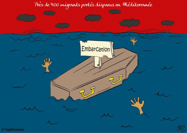 400 migrants disparus en Méditerrannée