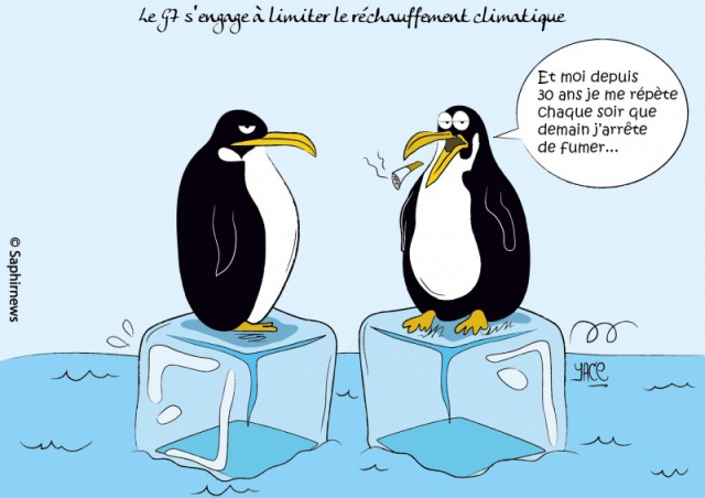 Le G7 s'engage à limiter le réchauffement  climatique