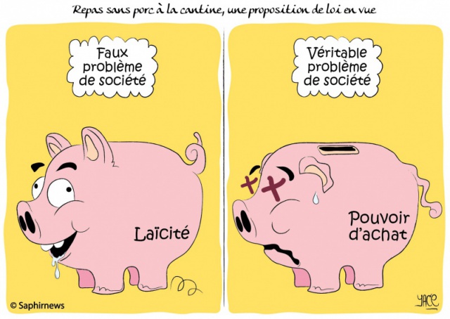 Repas sans porc à la cantine