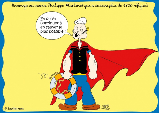 Hommage au marin Philippe Martinez