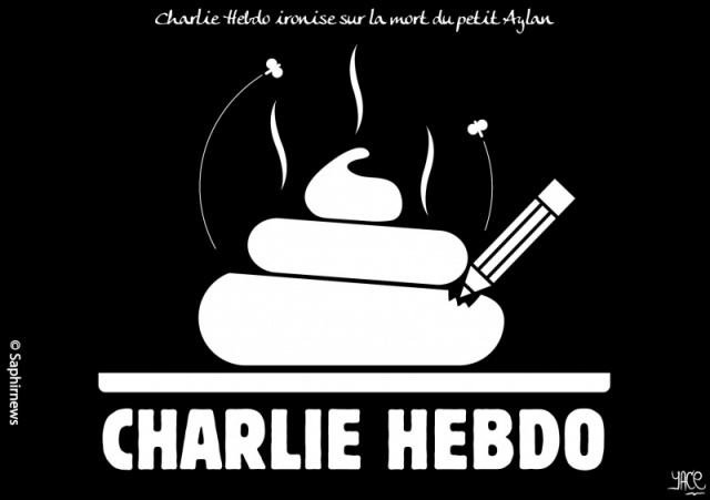 Charlie Hebdo ironise sur la mort du petit Aylan