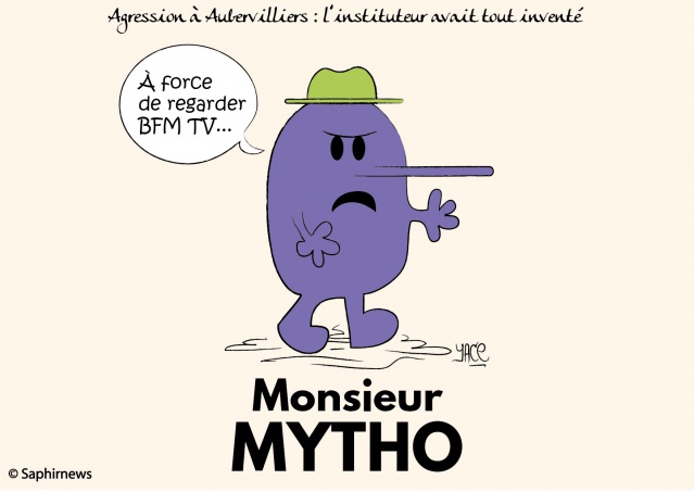 Agression à Aubervilliers, l'instituteur avait tout  inventé
