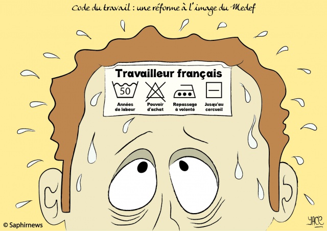 La réforme du travail à l'image du Medef