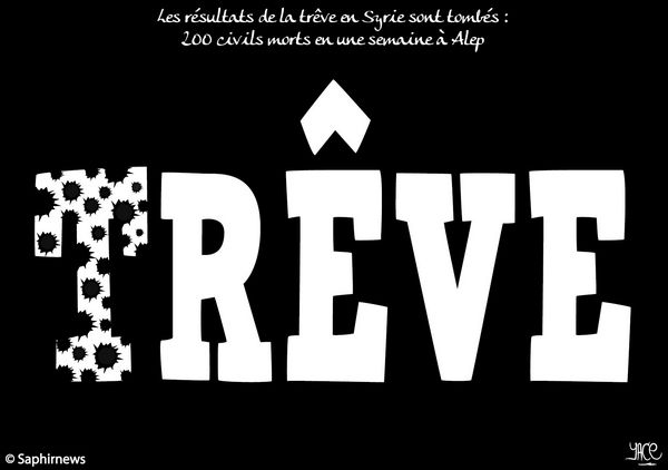 Plus de 200 morts à Alep en une semaine