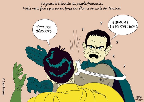 Valls et la réforme du code du Travail