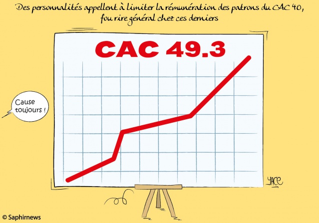 Rémunération des patrons du CAC 40