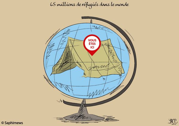 Record de réfugiés dans le monde en 2015