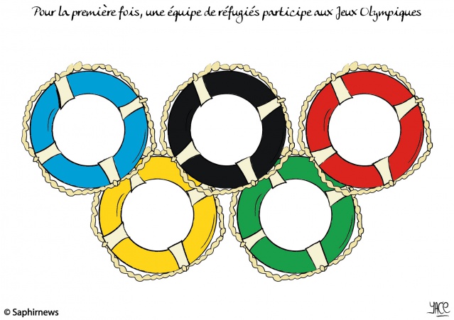Première équipe de réfugiés aux JO