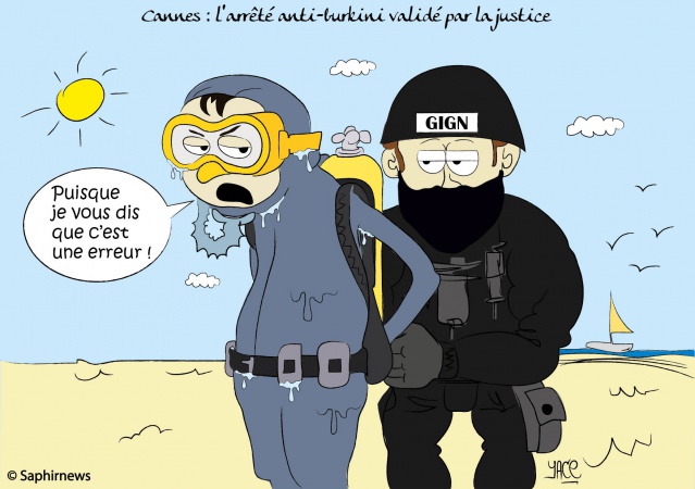 Anti-burkini à Cannes