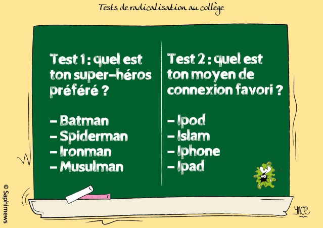 Tests de radicalisation au collège