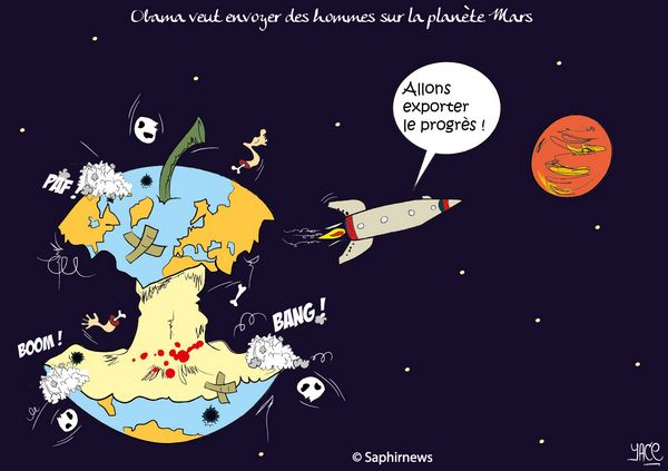Des hommes sur Mars