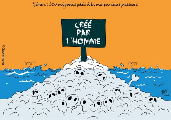 300 migrants jetés à la mer