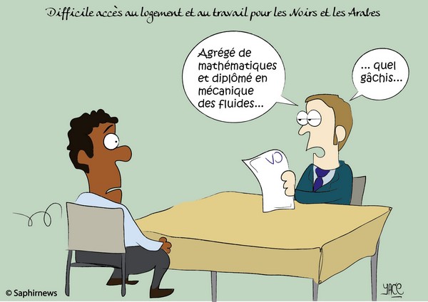 Difficile accès au logement pour les Noirs et les Arabes en France