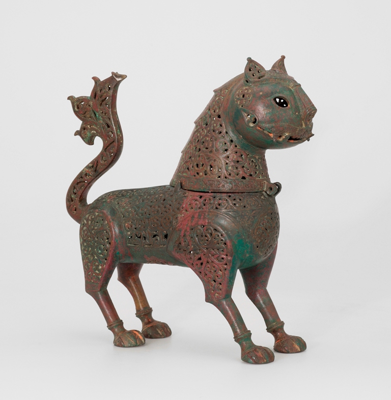 Brûle-parfum en bronze en forme de lynx, Iran, fin du XIIe-début du XIIIe siècle